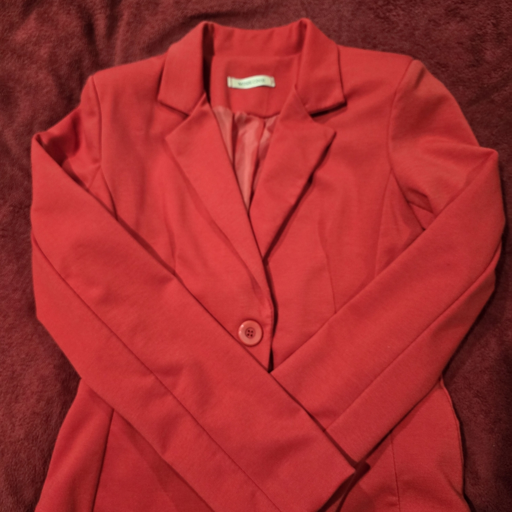 Women's Red Blazer
